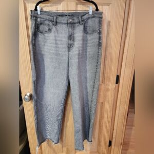 American Eagle Outfitters Women's Gray Jeans size 18